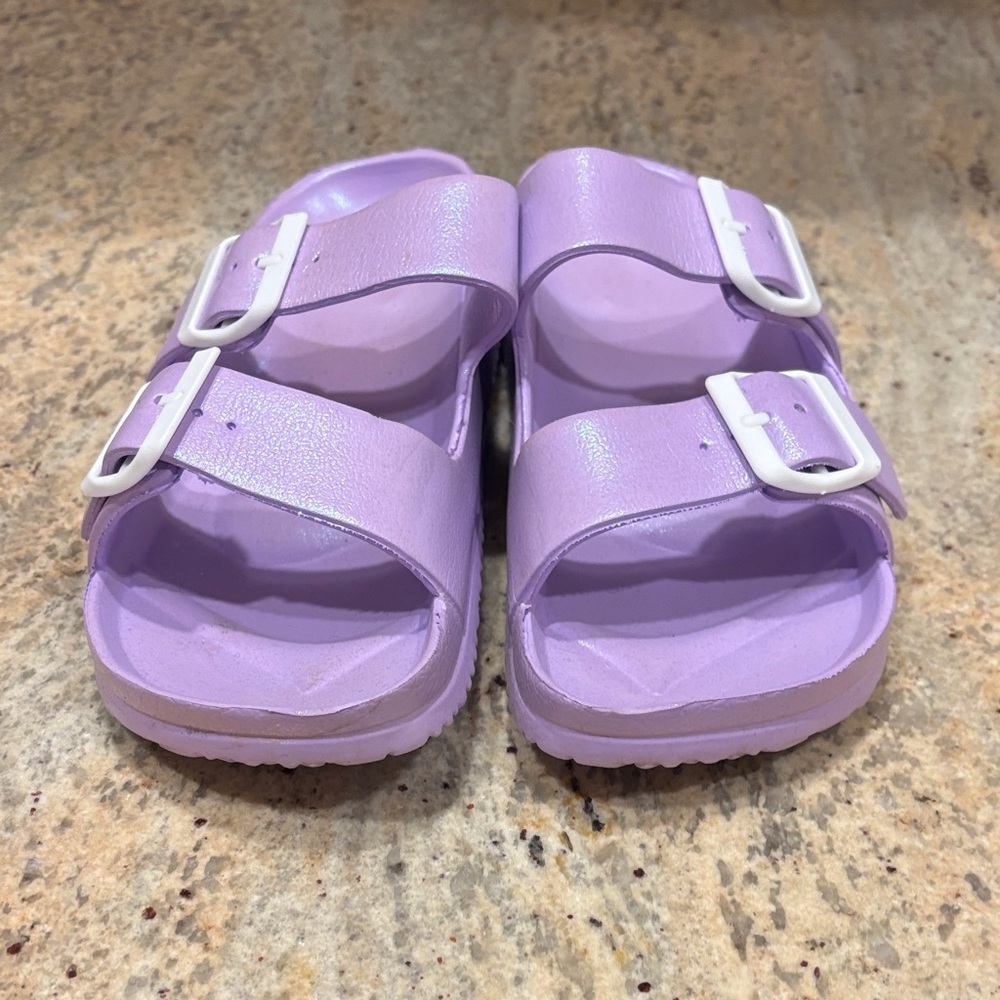 Womans Purple Sandals - Picture 2 of 11